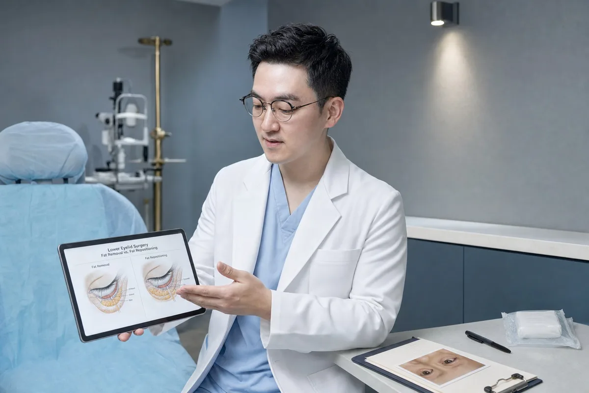 korean-lower-eyelid-fat-removal-vs-repositioning-decision related image