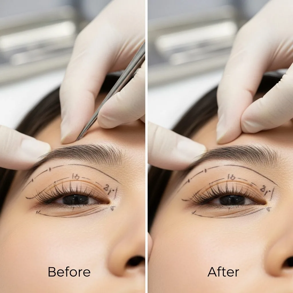double-eyelid-surgery-korea — иллюстрация