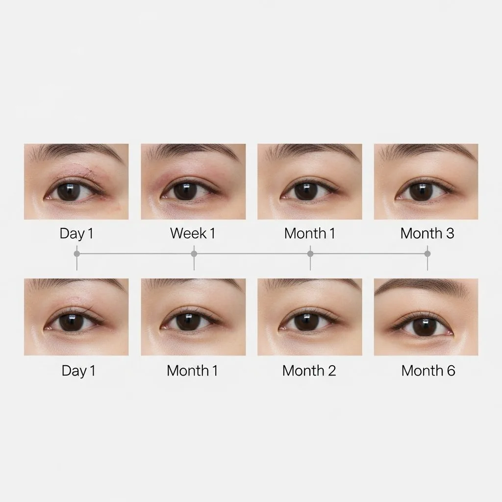 double-eyelid-surgery-korea — иллюстрация