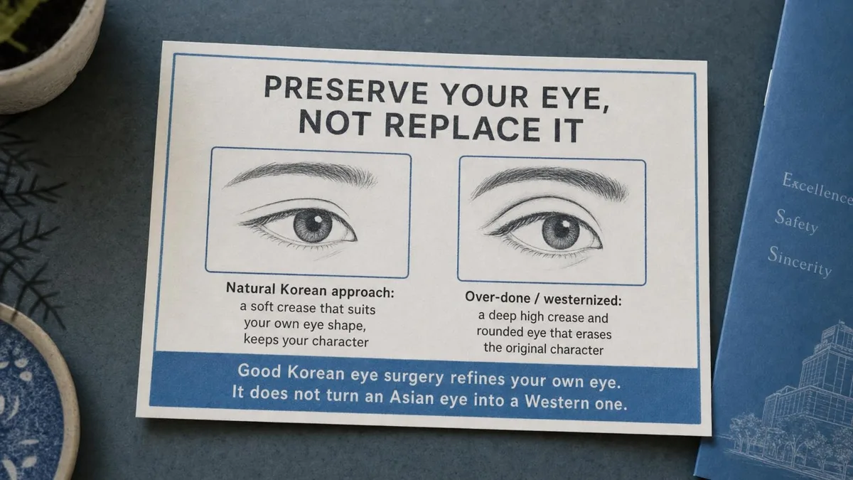 korean-natural-eye-surgery-character — иллюстрация