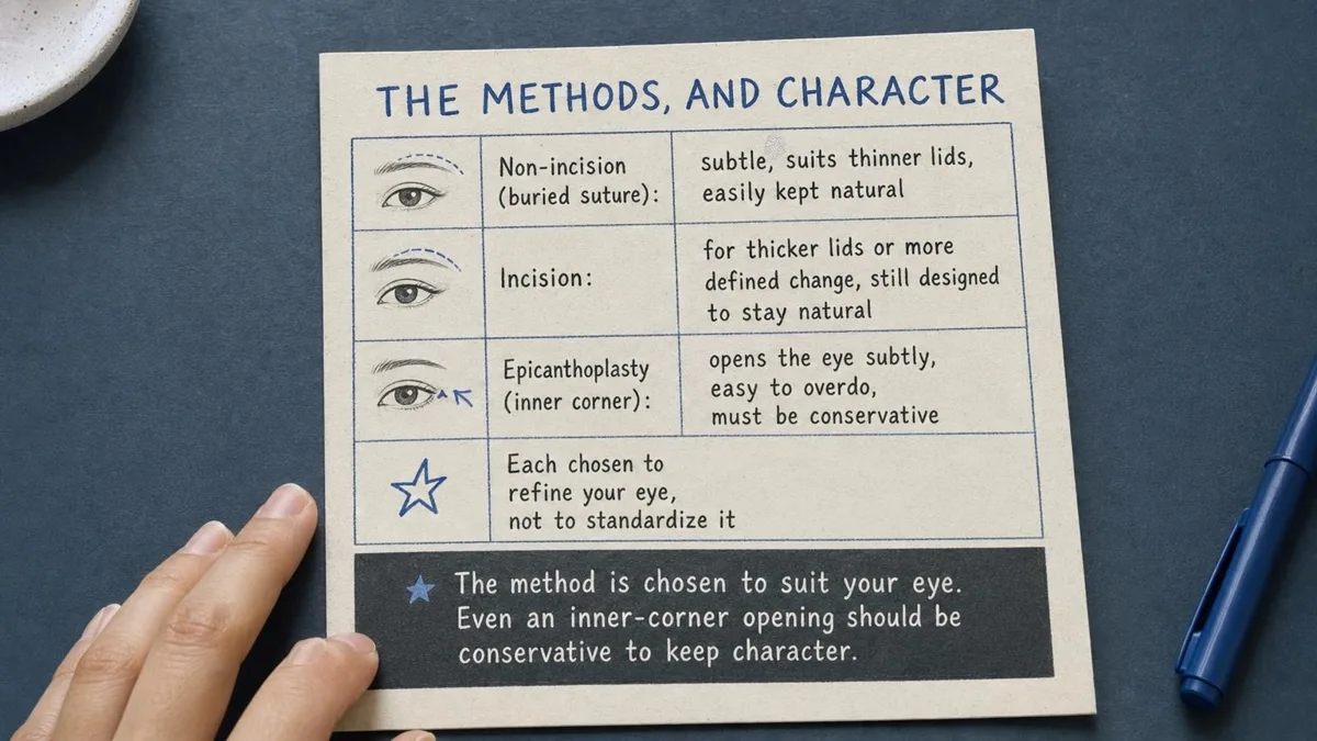 korean-natural-eye-surgery-character — иллюстрация