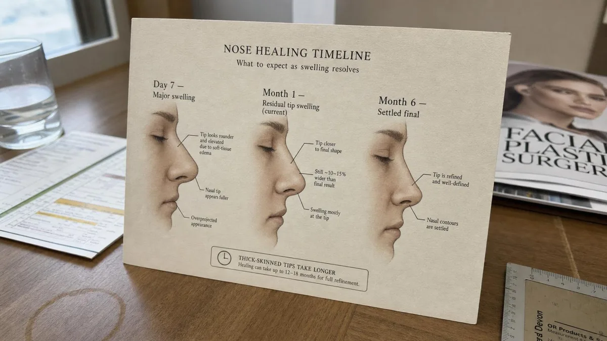 korean-rhinoplasty-1-month-recovery-foreign-patients-guide — иллюстрация