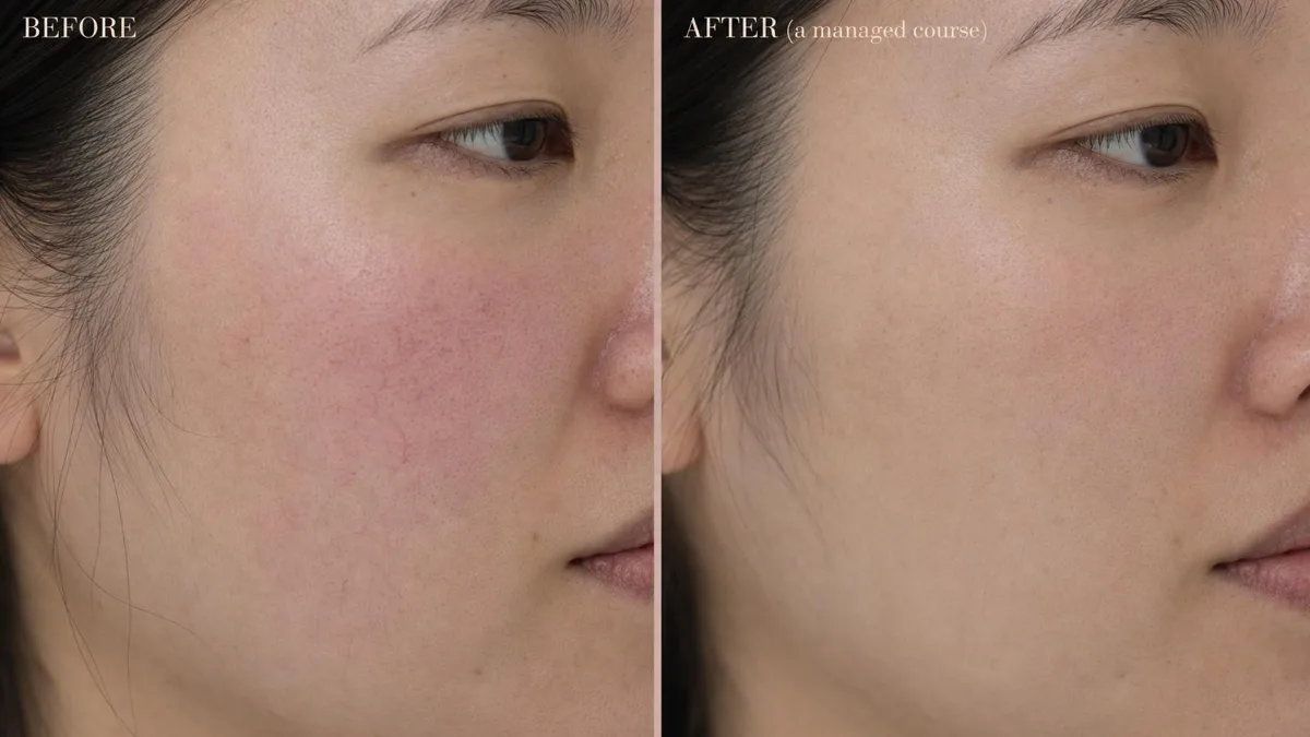 korean-rosacea-facial-redness-treatment — иллюстрация