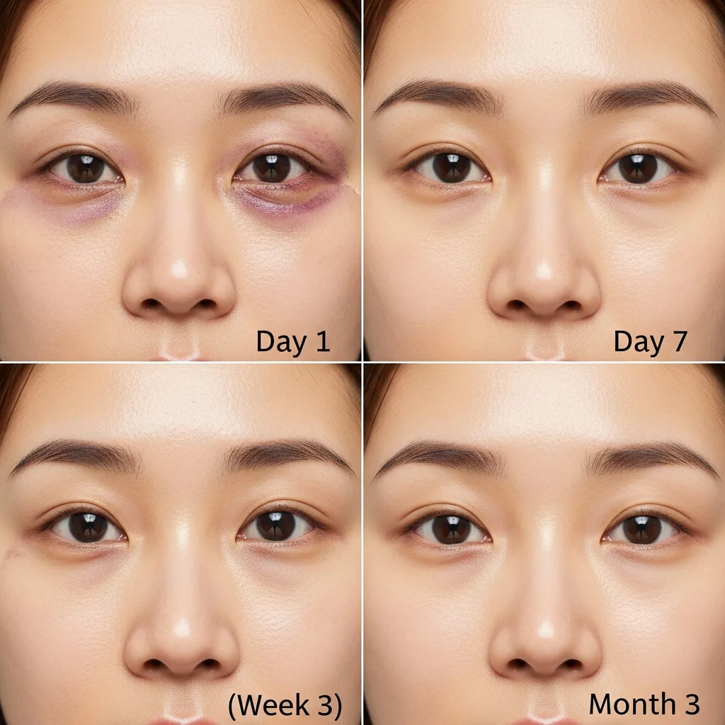 under-eye-fat-repositioning-korea — иллюстрация