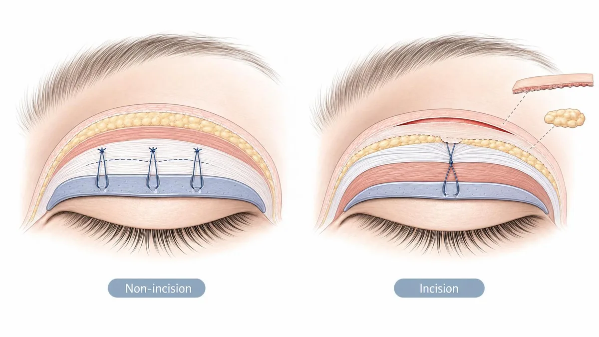korean-double-eyelid-incision-vs-non-incision รูปประกอบ